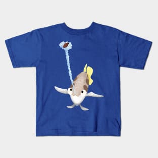 Cute archerfish cartoon illustration Kids T-Shirt